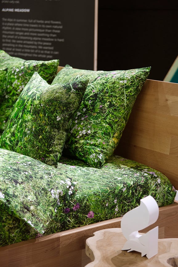 Hayka Prevleka za vzglavnik, alpski travnik, 40 x 40 cm