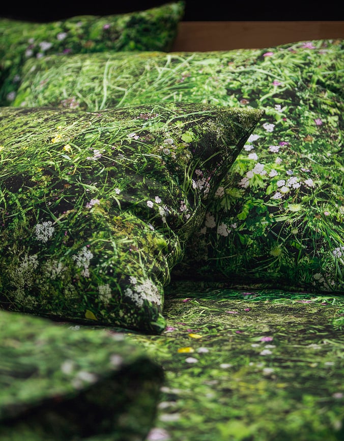 Hayka Prevleka za vzglavnik, alpski travnik, 40 x 40 cm