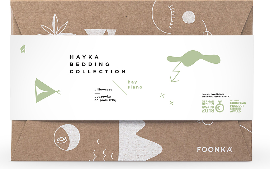 Hayka Prevleka za blazino, vzorec sena, 40 x 40 cm