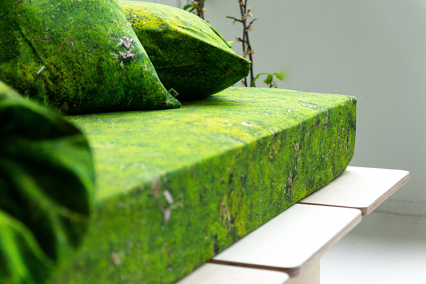 Hayka Κατωσέντονο με λάστιχο, 90 x 200 εκ., χρώμα μος