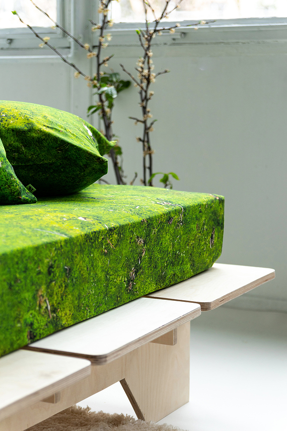 Hayka Κατωσέντονο με λάστιχο, 90 x 200 εκ., χρώμα μος