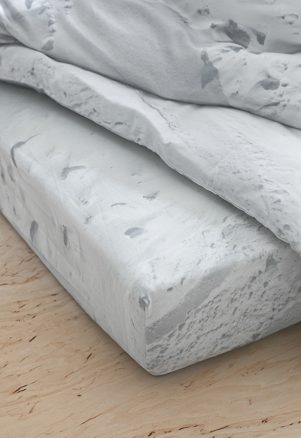 Hayka Σεντόνι με Λάστιχο, χιόνι, 90 x 200 εκ