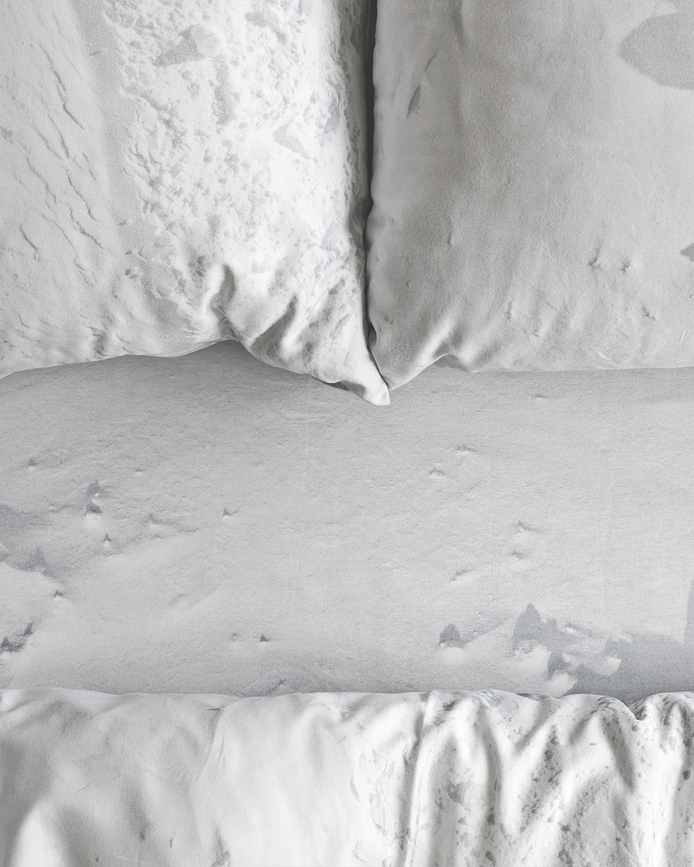 Hayka Σεντόνι με Λάστιχο, χιόνι, 90 x 200 εκ