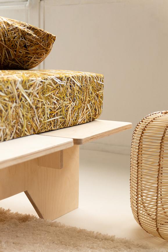 Hayka Κατωσέντονο με Λάστιχο, 90 x 200 cm, άχυρο