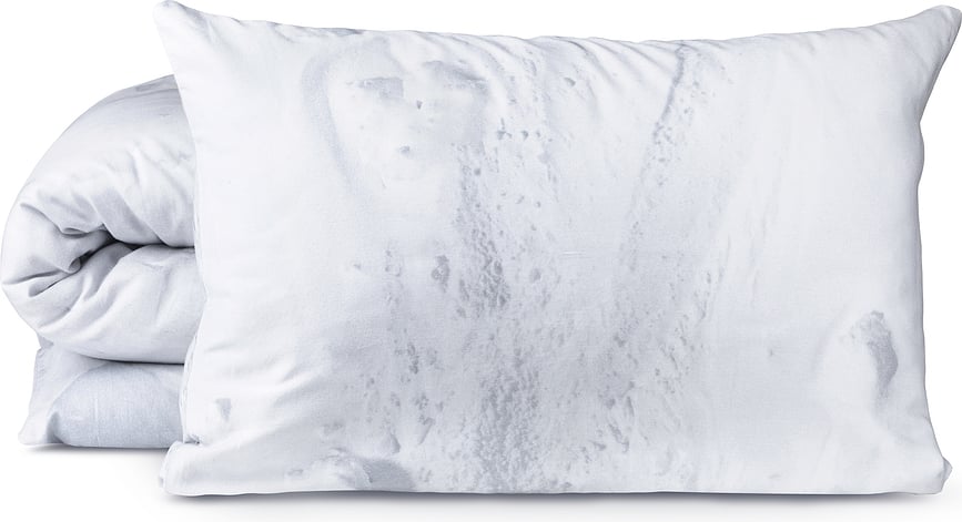 Funda Nórdica Hayka, 135 x 200 cm, individual, estampado Nieve