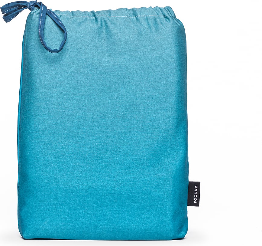 Juego de Funda Nórdica individual Summer Aqua, 150 x 200 cm, con funda de almohada 70 x 80 cm