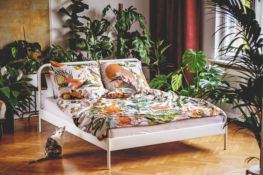 Liquid Memory Parure de Lit 160 x 200 cm, avec 2 taies d'oreiller 70 x 80 cm