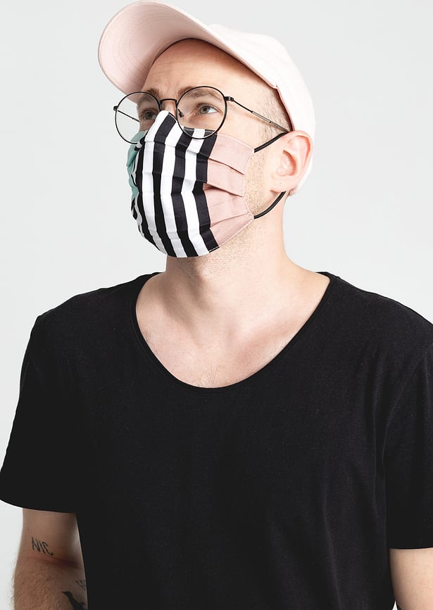 Mascarilla protectora Foonka, estampado de musgo