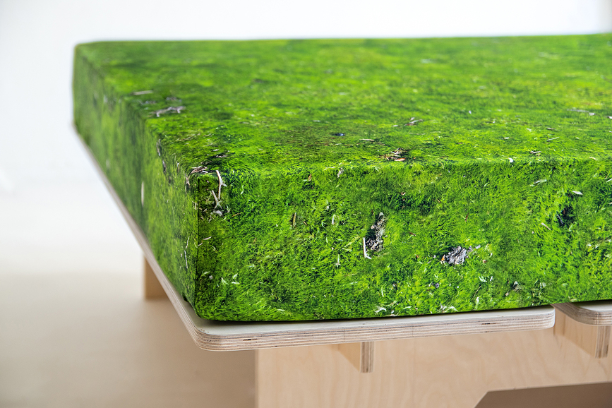 Sábana Ajustable Hayka, 120 x 200 cm, diseño musgo