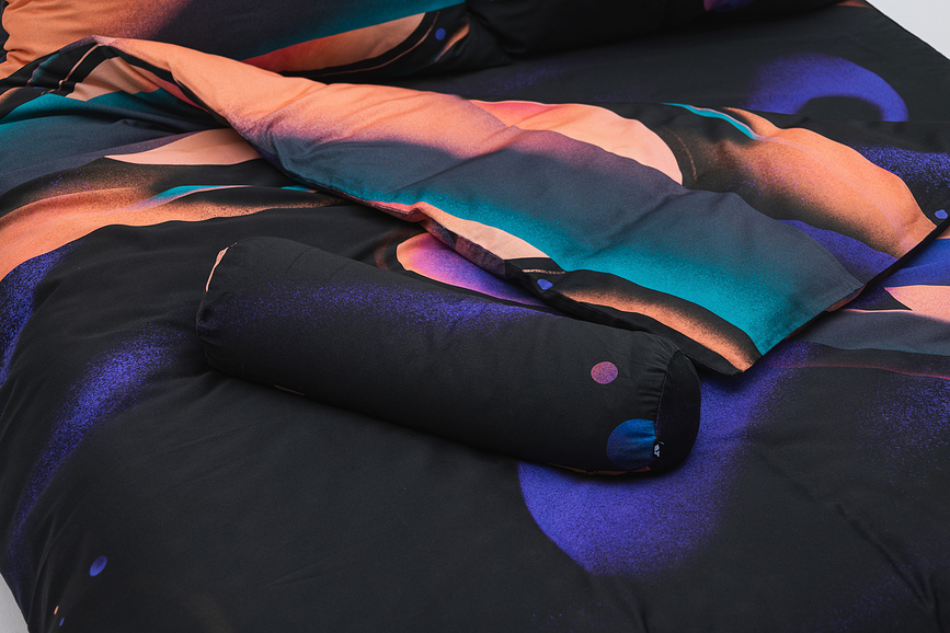 Soft Void Coussin Cylindrique, avec rembourrage en coques de sarrasin