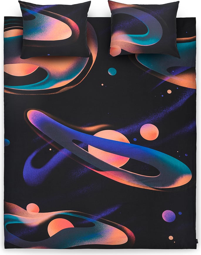 Soft Void Σετ Παπλωματοθήκης υπέρδιπλο, 200 x 220 cm, με 2 μαξιλαροθήκες 70 x 80 cm