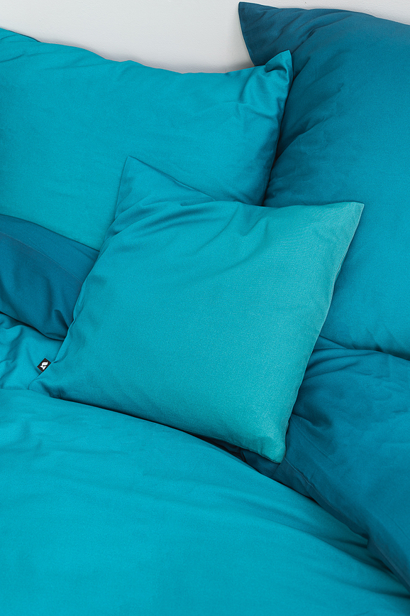 Summer Aqua Coussin Traversin avec rembourrage en cosses de sarrasin, 50 x 15 cm