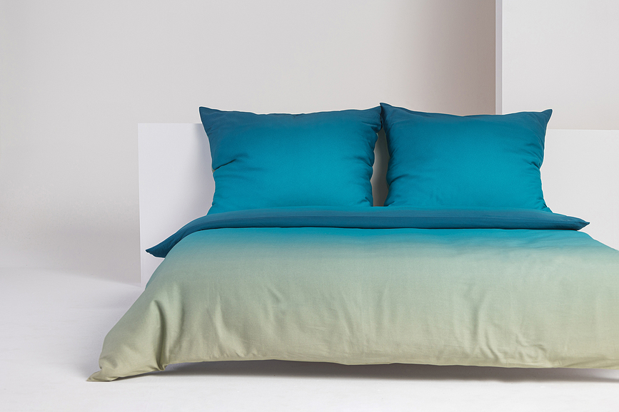 Summer Aqua Parure de Lit, 200 x 220 cm, avec 2 taies d'oreiller 70 x 80 cm