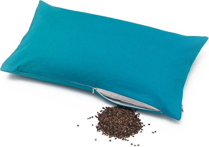 Summer Aqua Pillow 30 x 50 cm with buckwheat husk filling