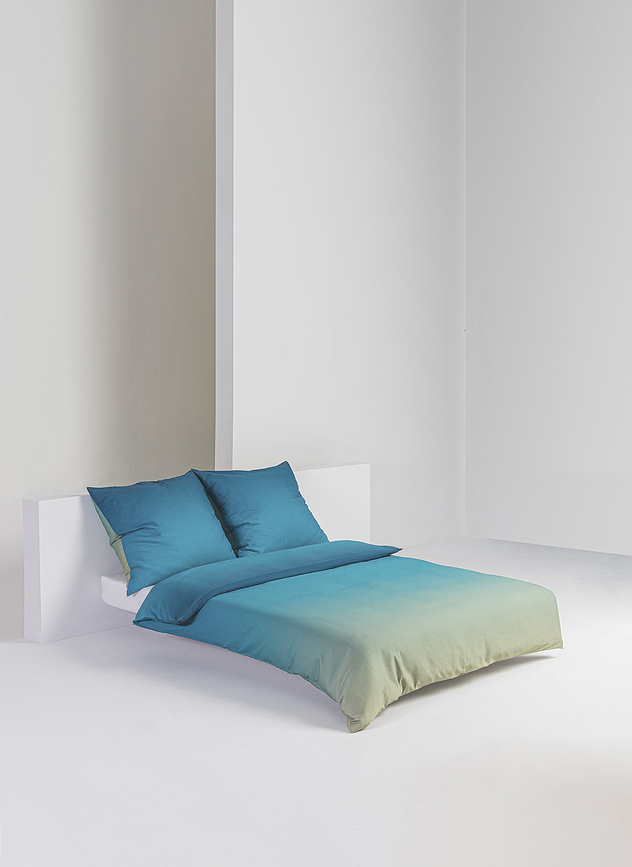 Summer Aqua Σετ Παπλωματοθήκης διπλή, 200 x 220 cm, με 2 Μαξιλαροθήκες 70 x 80 cm