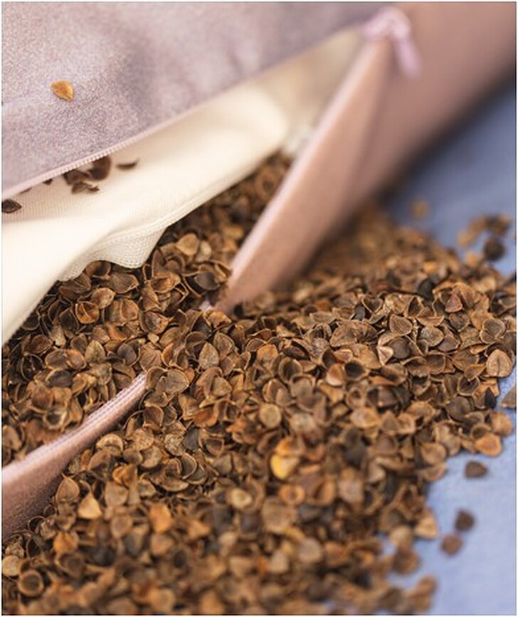 Summer Vzglavnik valj vzorec sončni zahod, 50 x 15 cm, s polnilom iz ajdovih luščin