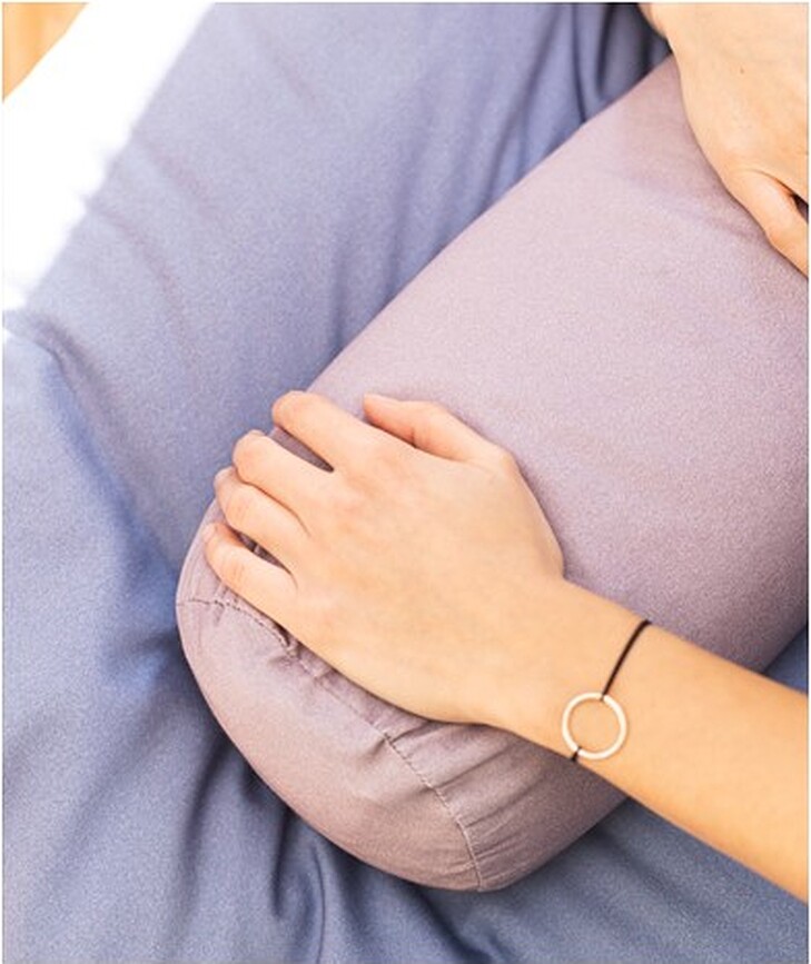 Summer Μαξιλάρι ρολό, ηλιοβασίλεμα, 50 x 15 εκ., με γέμιση από φλοιούς φαγόπυρου