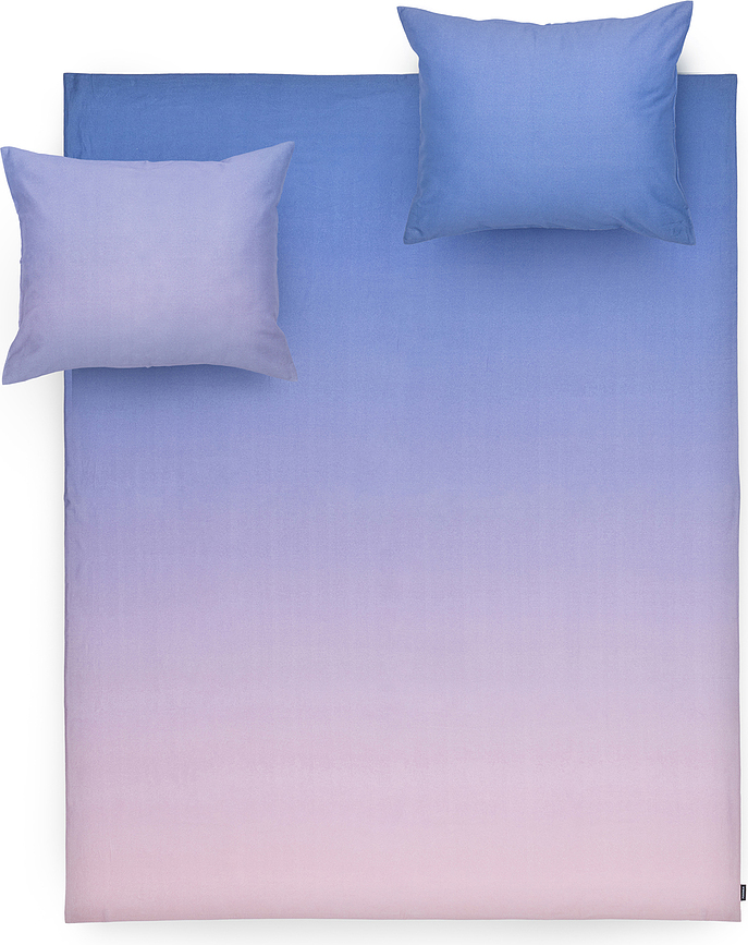Summer Parure de Lit Double, motif Coucher de soleil, 200 x 220 cm, avec 2 taies d'oreiller 70 x 80 cm