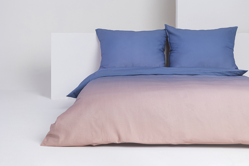 Summer Parure de Lit Double, motif Coucher de soleil, 200 x 220 cm, avec 2 taies d'oreiller 70 x 80 cm