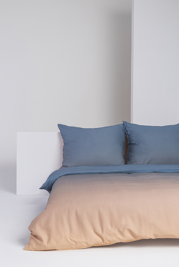 Summer Σετ Παπλωματοθήκης ανατολή ηλίου, 160x200 cm, με 2 μαξιλαροθήκες 70x80 cm