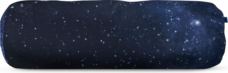 Traversin Foonka ciel du nord 50 x 15 cm, avec garnissage en cosses de sarrasin