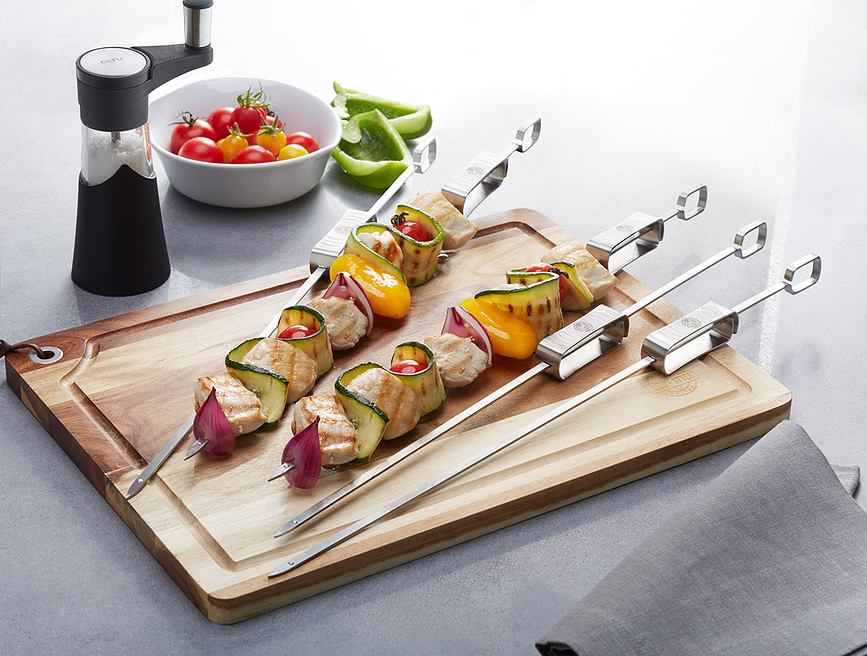 Brochetas para barbacoa Gefu BBQ, Pack de 5
