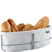 Brunch Bread basket oval white