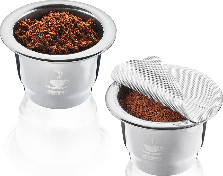Conscio Capsules réutilisables pour Nespresso, Lot de 2