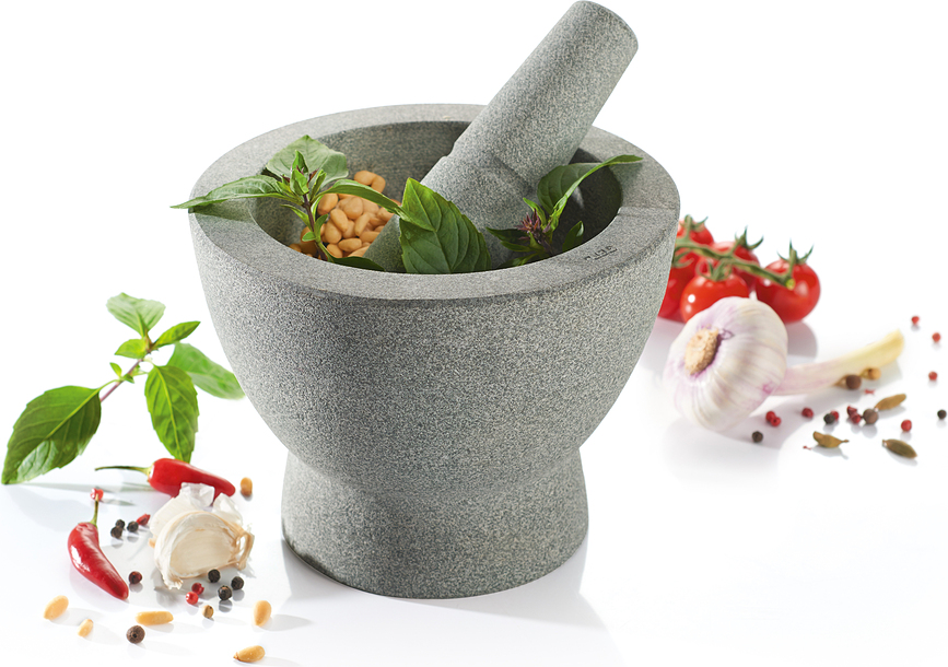 Crunchy Mortier et Pilon 10 cm, en granit