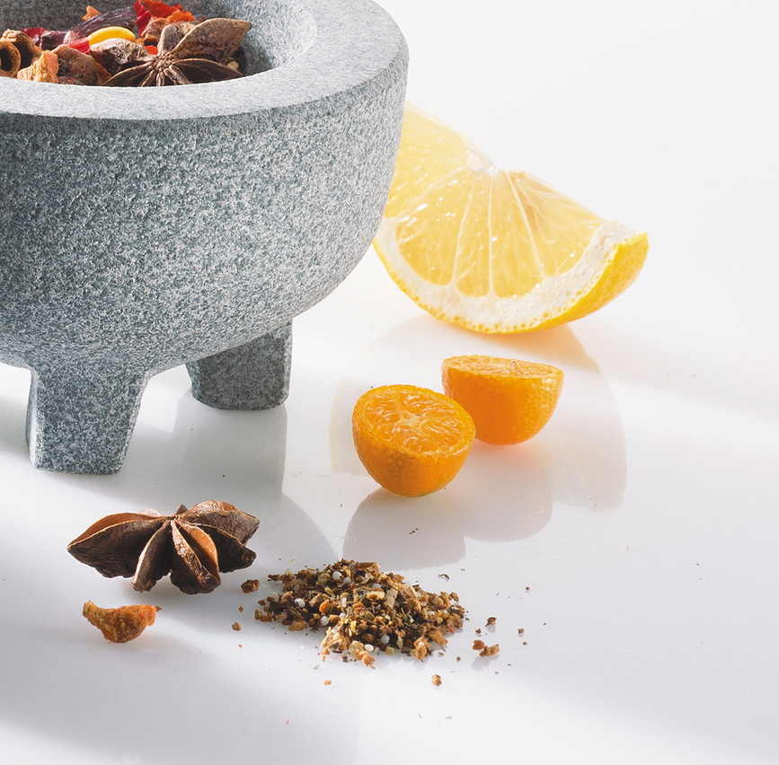 Crunchy Mortier et Pilon 10 cm, en granit