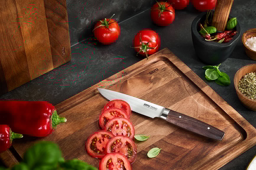 Cuchillo dentado multiusos Enno, 11,5 cm