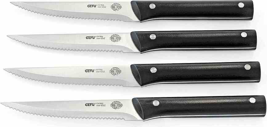 Cuchillos para carne Gefu BBQ, Set de 4 piezas