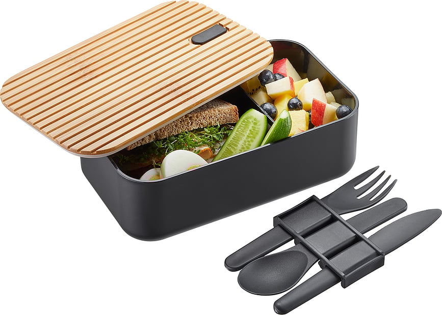 Enviro Boîte Repas avec couverts, Set 4 pièces