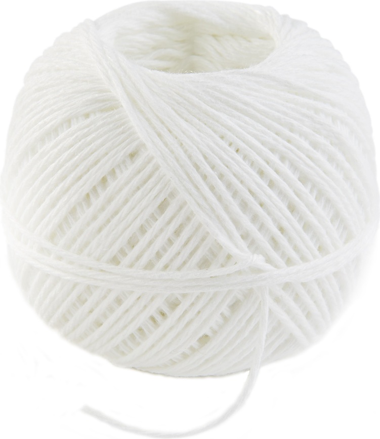 Filio Ficelle de Cuisine, blanche, Lot de 2