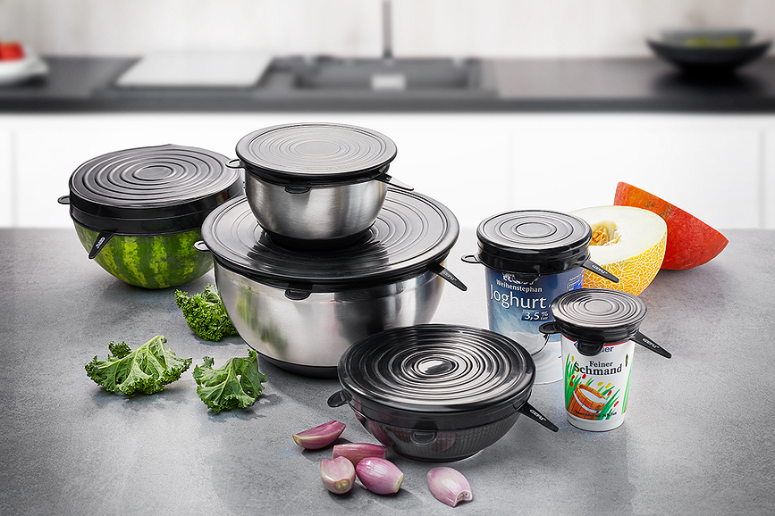 Flexifresh Couvercles en silicone, Lot de 6