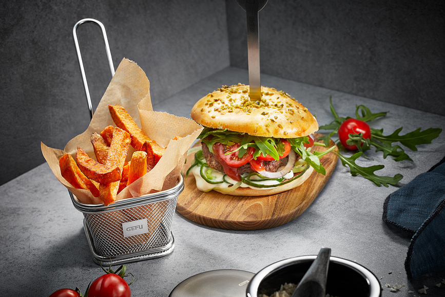 Gefu BBQ Panier de Cuisson pour Frites, petit