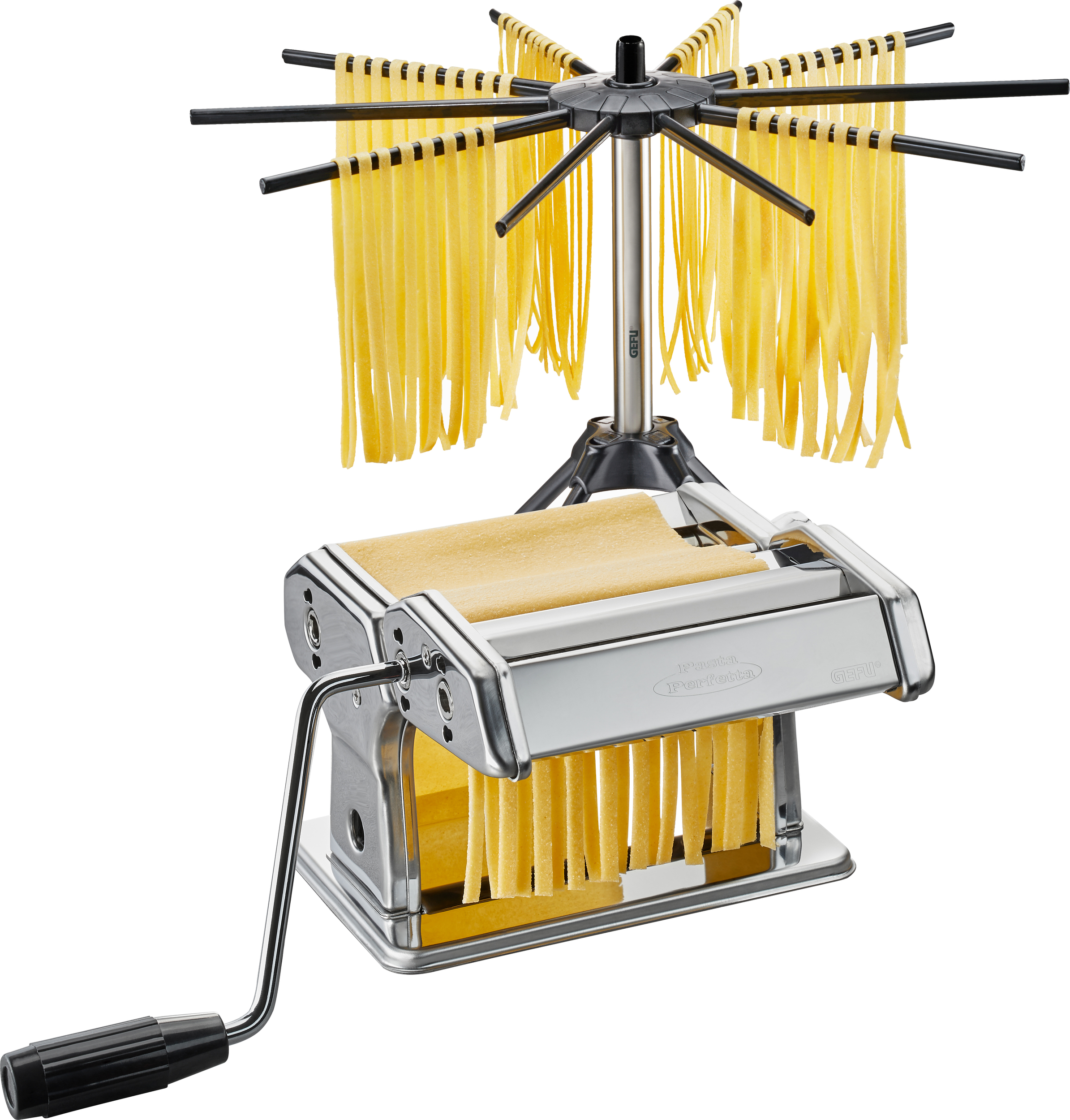 Gefu Pasta Perfetta Nudelmaschine mit Nudeltrockner