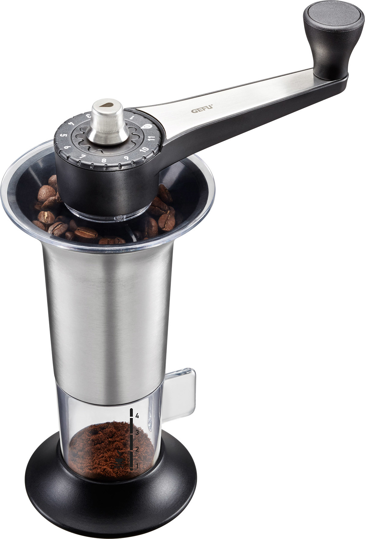 Lorenzo Kaffeemühle silberfarben