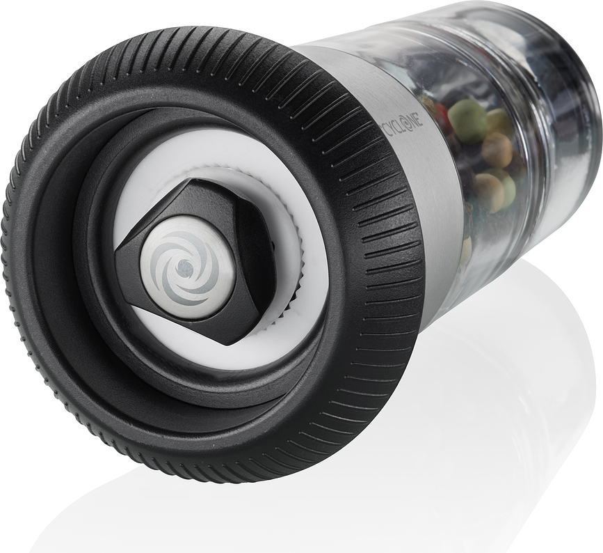 Molinillo para pimienta y salero X-Plosion, negro, recubierto