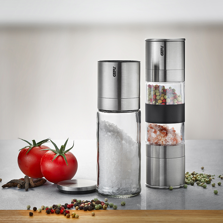 Molinillo doble Lamola, para sal y pimienta