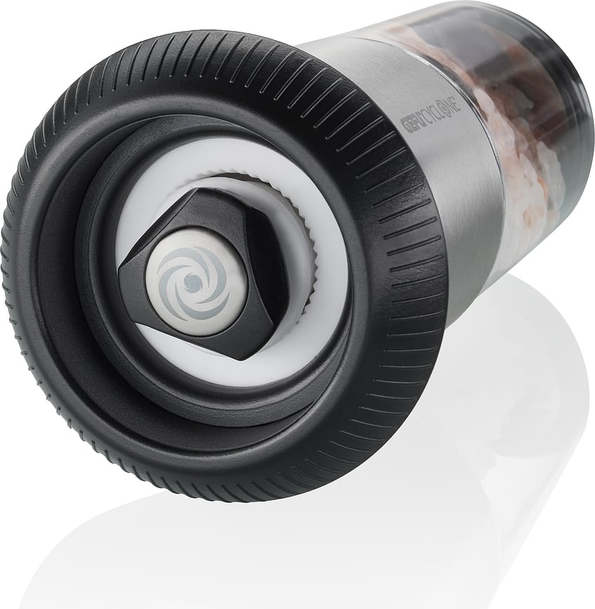 Molinillo X-Plosion, pequeño, revestido, negro, para sal o pimienta