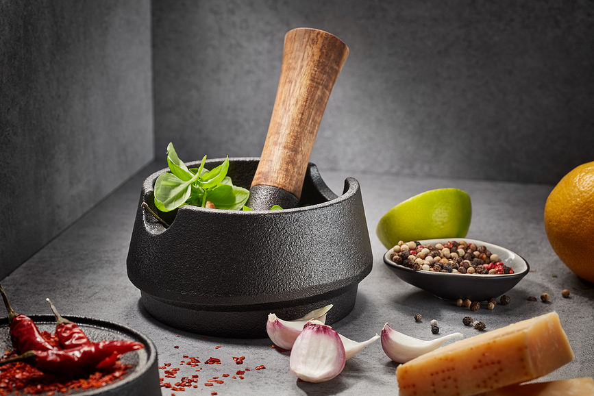 Mortero X-Plosion, con maza