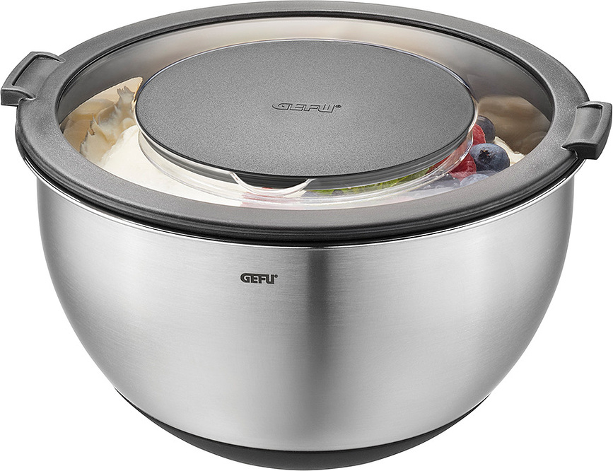 Muovo Sklede s pokrovom, 2 kosa