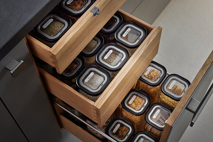 Pantry Boîte de Rangement 1,9 L, en verre