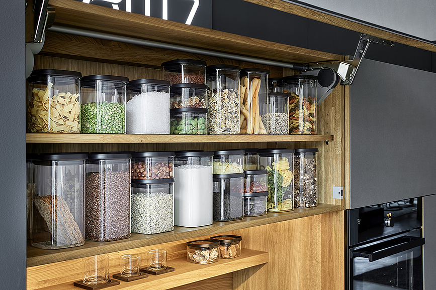 Pantry Βάζο αποθήκευσης, γυάλινο, 900 ml