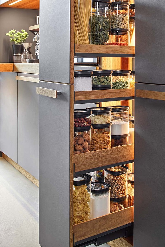 Pantry Βάζο αποθήκευσης, γυάλινο, 900 ml