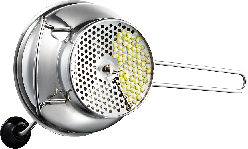 Pasapurés con discos intercambiables Flotte Lotte, Set de 4 piezas