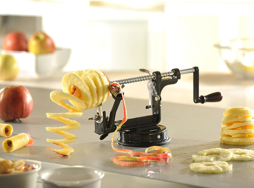 Pelador de Manzanas Delico, con cortador y descorazonador