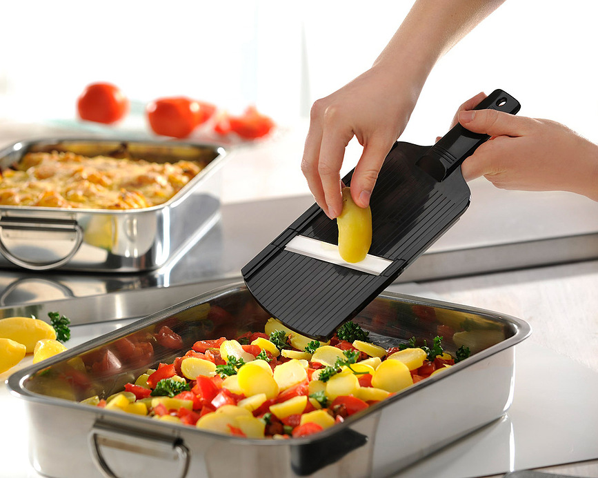 Rallador cerámico Talio, para verduras y frutas