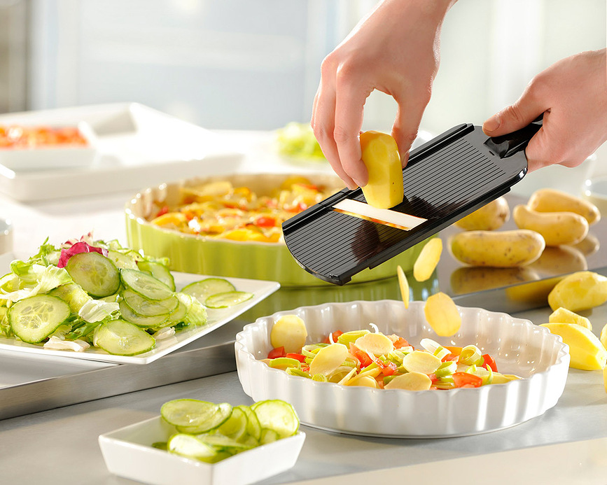 Rallador cerámico Talio, para verduras y frutas